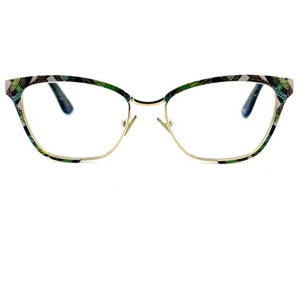 Mo Eyewear Spain MO UPPER 299M A 52-17-140 Gold/Zebra Eyeglasses Frame‎ H13095 main image 5